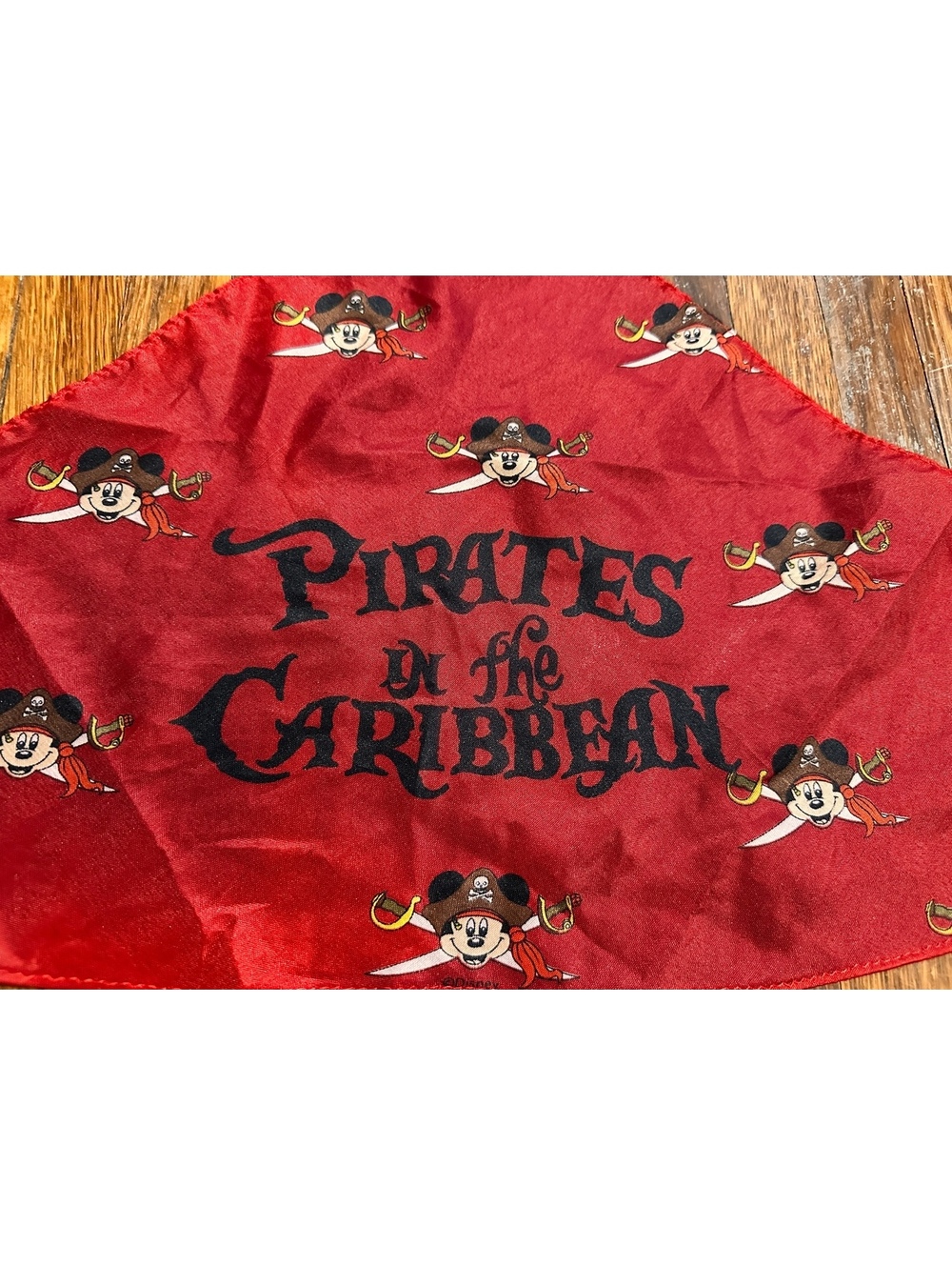 Disney Cruise Line Pirates of the Caribbean Mickey Mouse Bandanna